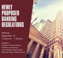 Newly Proposed Banking Regulations event image 270Wx250H