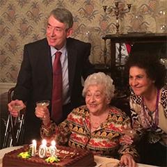 Alan Sperber with Wife and Mother