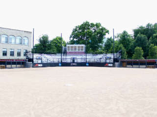 Dugout of Baseball Field at Baloshy