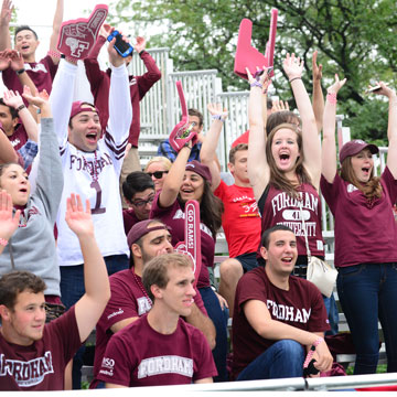 Students cheer