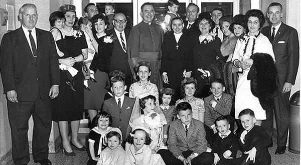 The Houlihan Murray clan in 1965