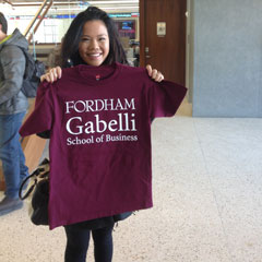 Gabelli school of business student