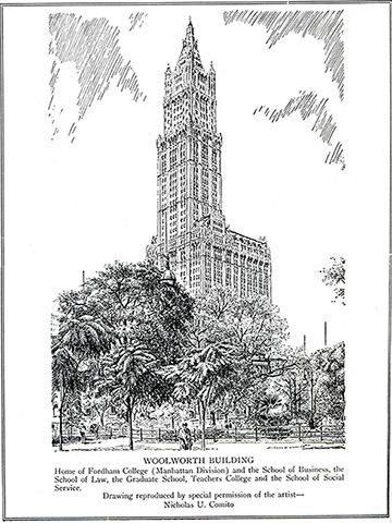 Gsas 100th anniversary Woolworth Building History webpage