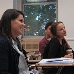 IPED Graduate students in class