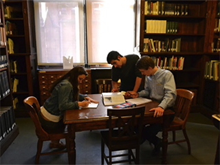 Honors Students at Brooklyn Historical Society