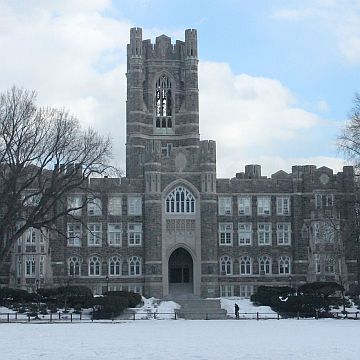 Keating Hall in Winter