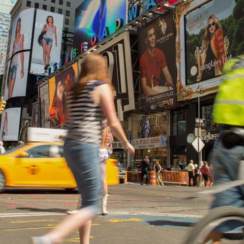 Billboards at Times Square - LG