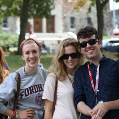 Students at Rose Hill orientation