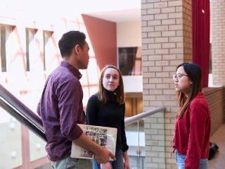 Trio of Students in Quinn