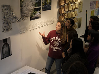 Students in Art Gallery