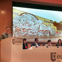 Urban Studies master's degree students present papers at and Ociogune conference in Bilbao, Spain