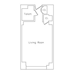 Wilshire Plaza Studio Floor Plan