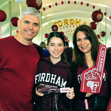 Parents and Student at Event