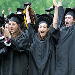 Three Students Celebrate Graduation