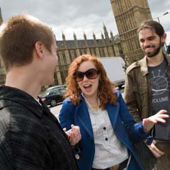 Three Students in London