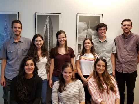 Group photo of Zimmerman Lab members 2018-2019