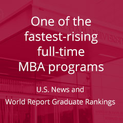 One of the fastest-rising full-time MBA programs