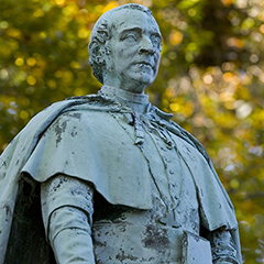 Statue of Archbishop Hughes, Rose Hill Campus