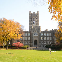 Keating Hall in Fall
